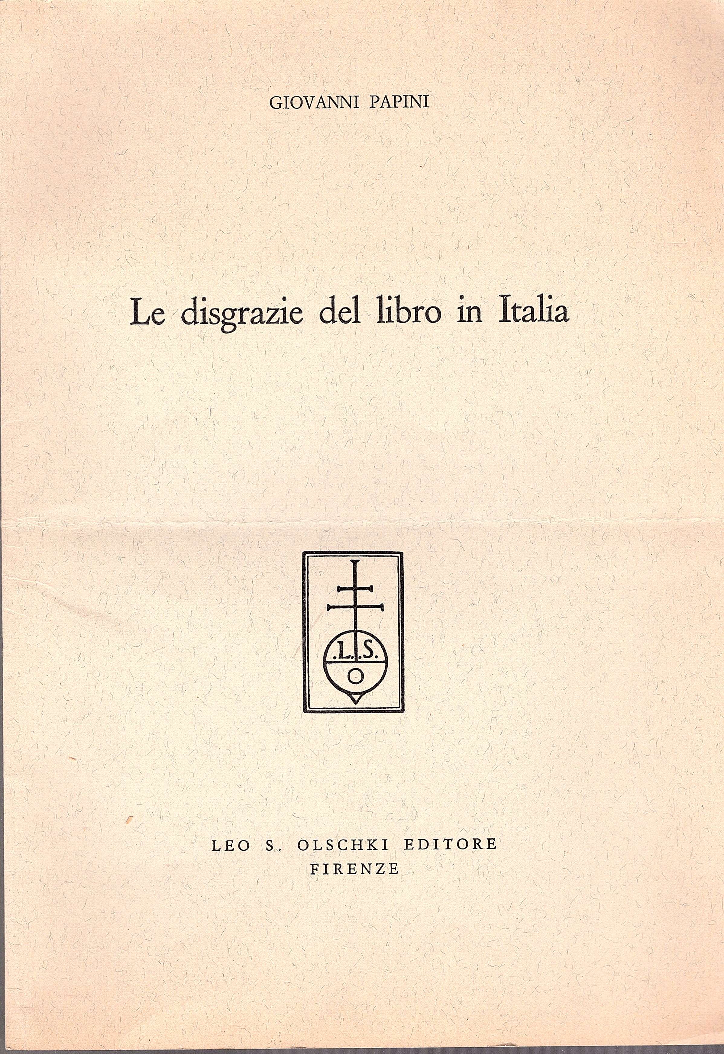 Le disgrazie del libro in Italia