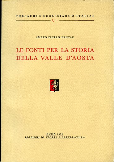 Le fonti per la storia della Valle d'Aosta
