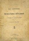 Le Lettere pubblicate coi Ricordi ed i Contratti artistici per …