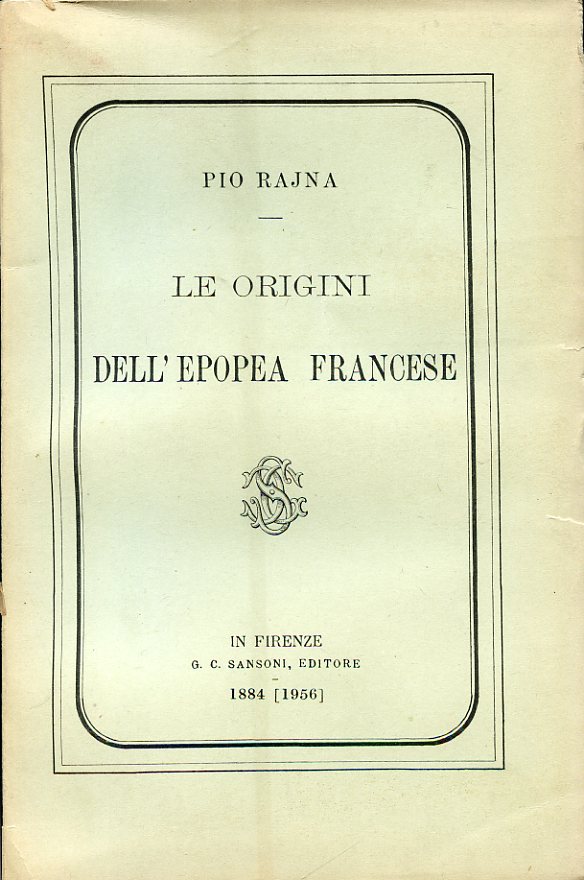 Le origini dell'epopea francese