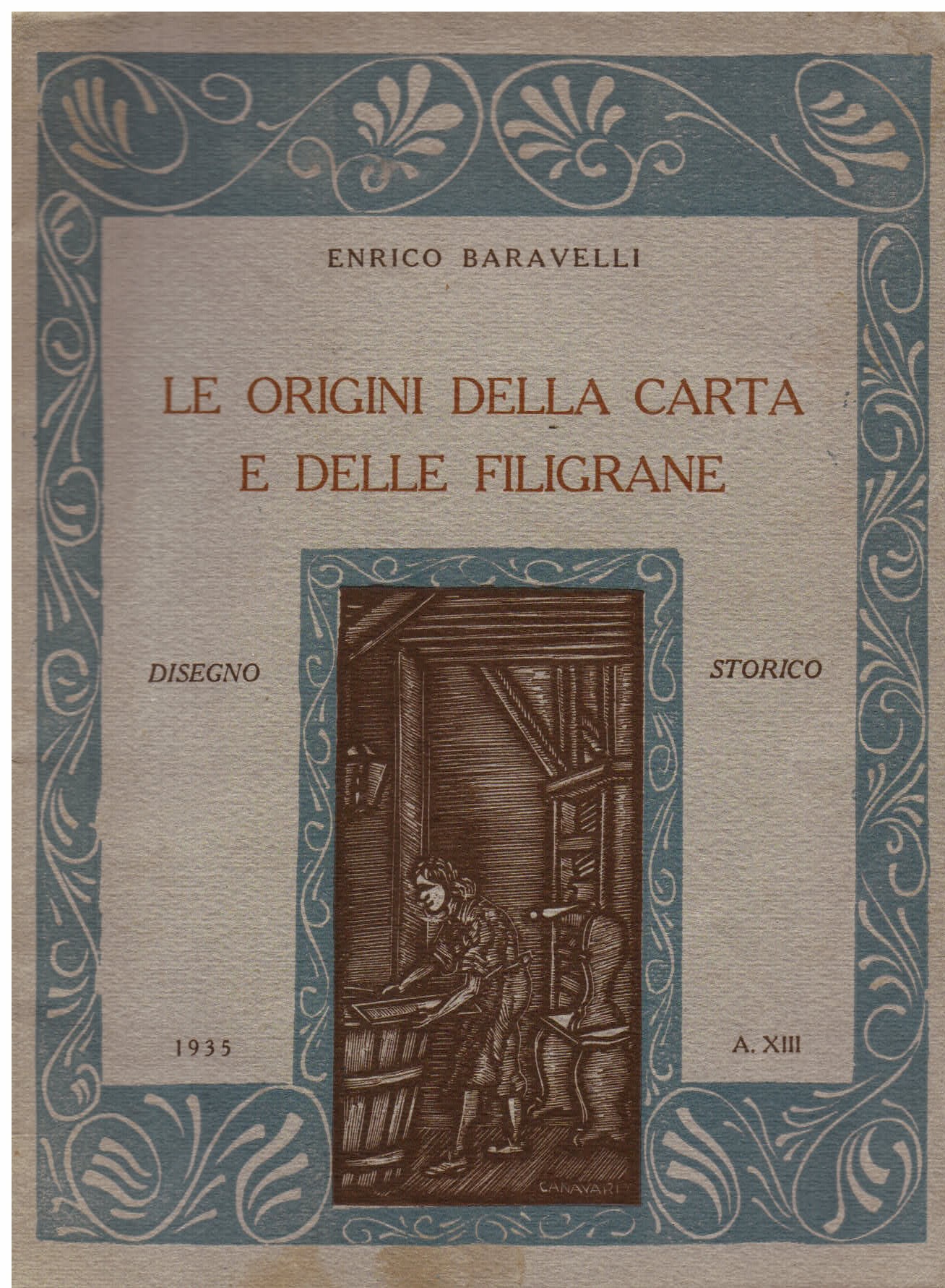 Le origini della carta e delle filigrane. Disegno storico