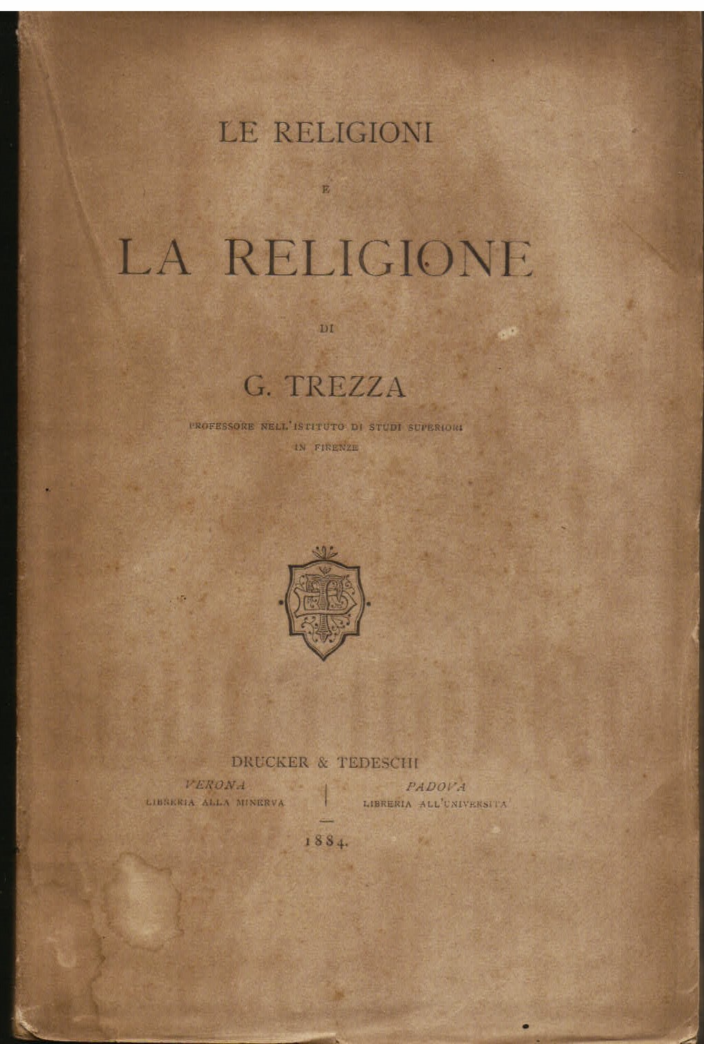 Le religioni e la religione