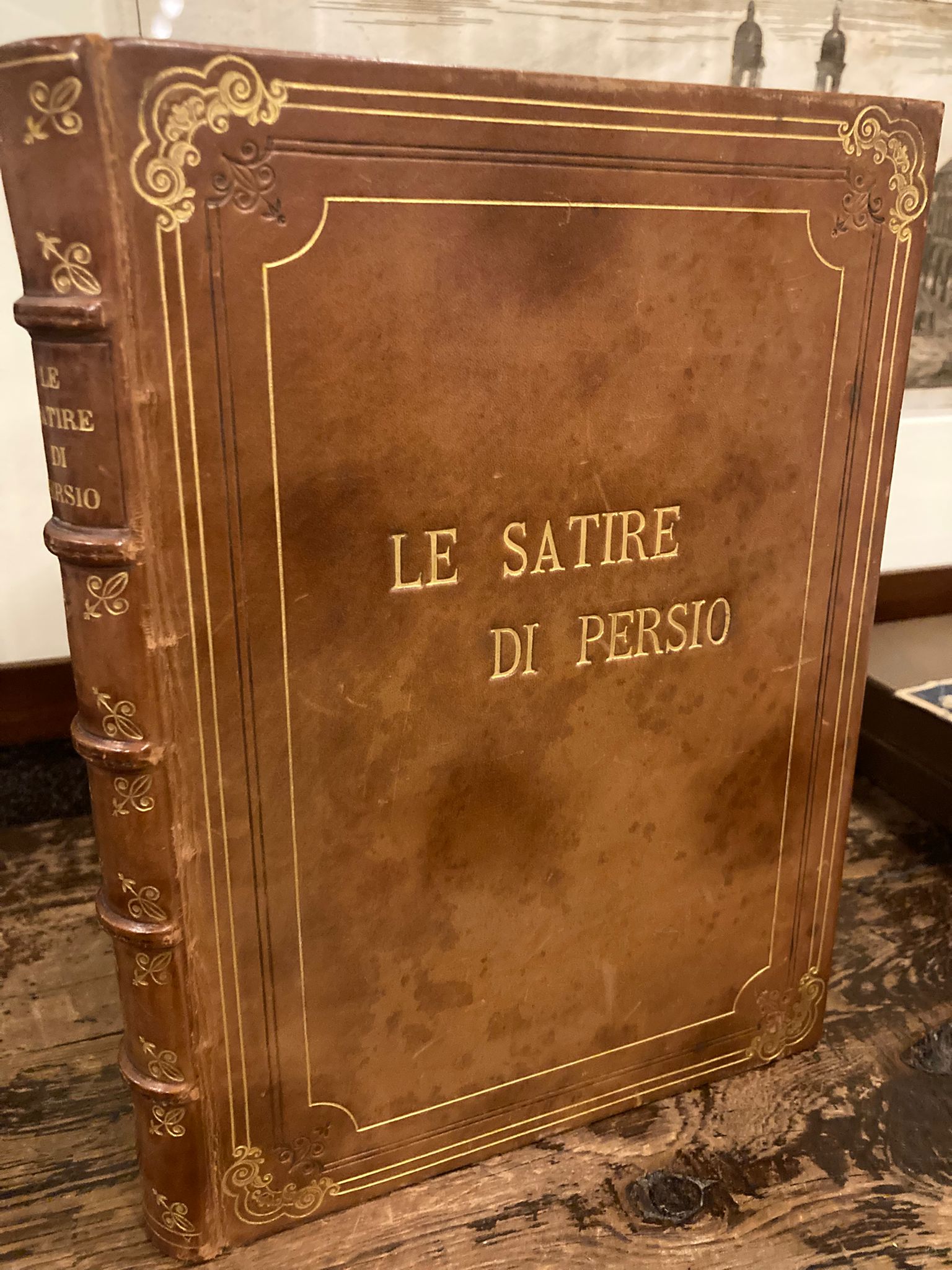 Le Satire di Persio tradotte e illustrate da Augusto mancini …