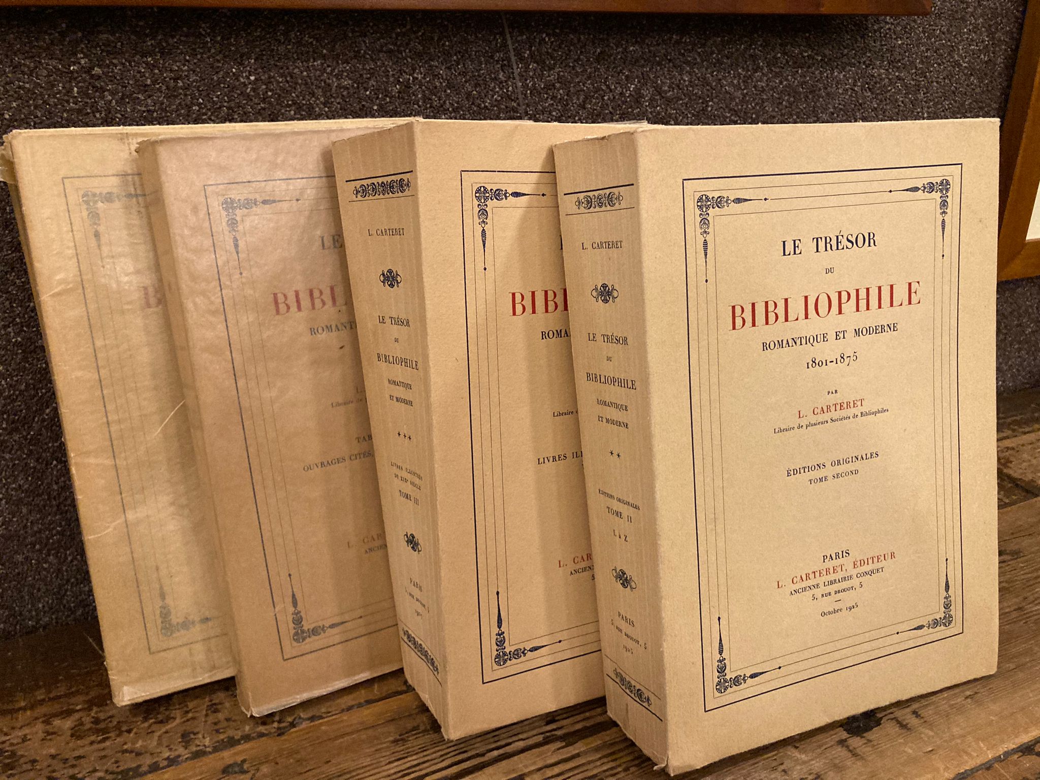 Le Trésor du Bibliophile romantique et moderne.1801-1875. Édition revue, corrigée …