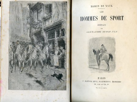 Les Hommes de Sport. Préface par Alexandre Dumas fils