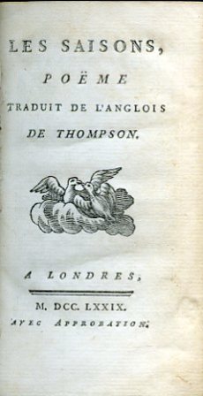 Les Saisons, Poëme traduit de l'Anglois