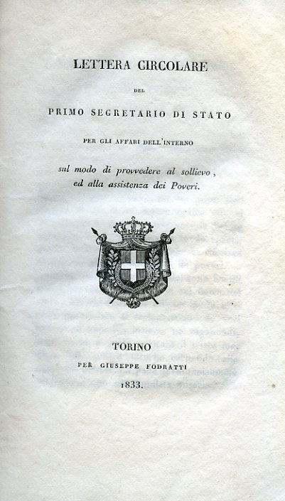 Lettera circolare del Primo Segretario di Stato per gli Affari …
