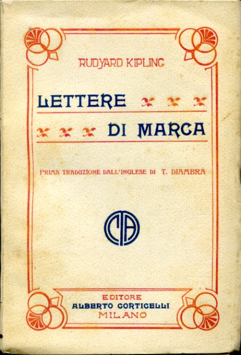 Lettere di marca. Prima traduzione dall'inglese di T. Diambra