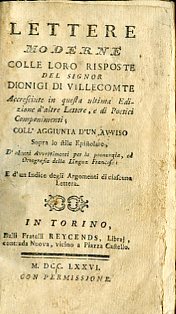 Lettere moderne colle loro risposte accresciute in questa ultima Edizione …