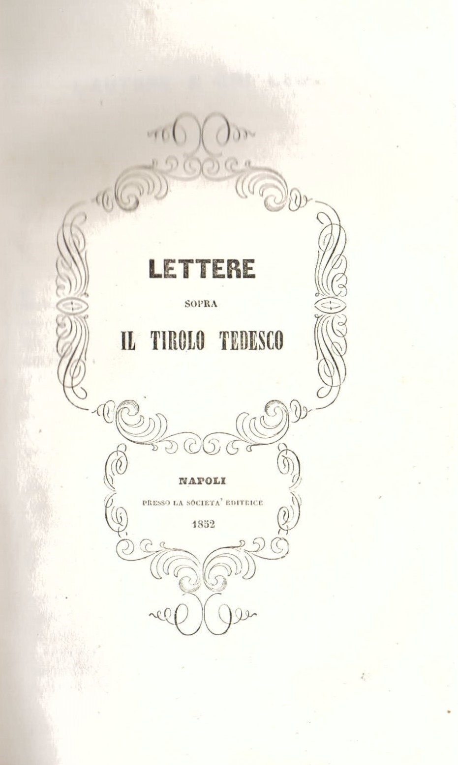 Lettere sopra il Tirolo tedesco