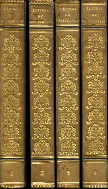 Lettres du Conte de Chesterfield a son fils Philippe Stanhope, …