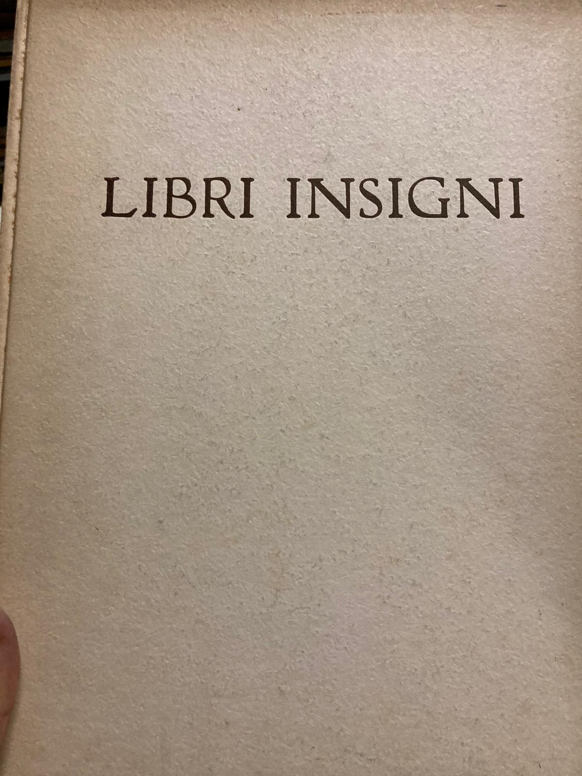 Libri insigni. XIV - XVI secolo