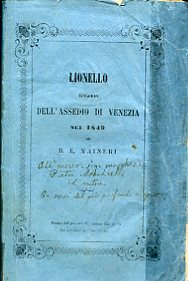 Lionello. Episodio dell'assedio di Venezia nel 1849