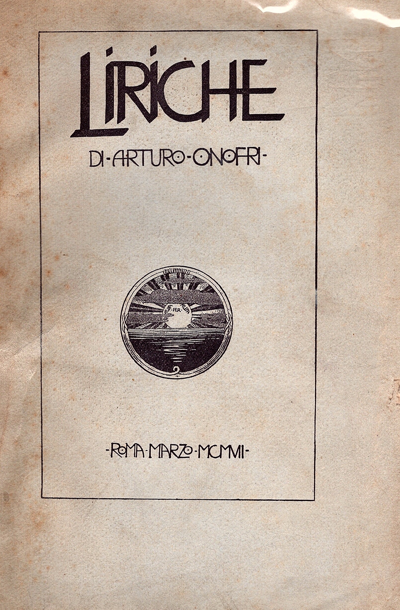 Liriche (1903-1906)