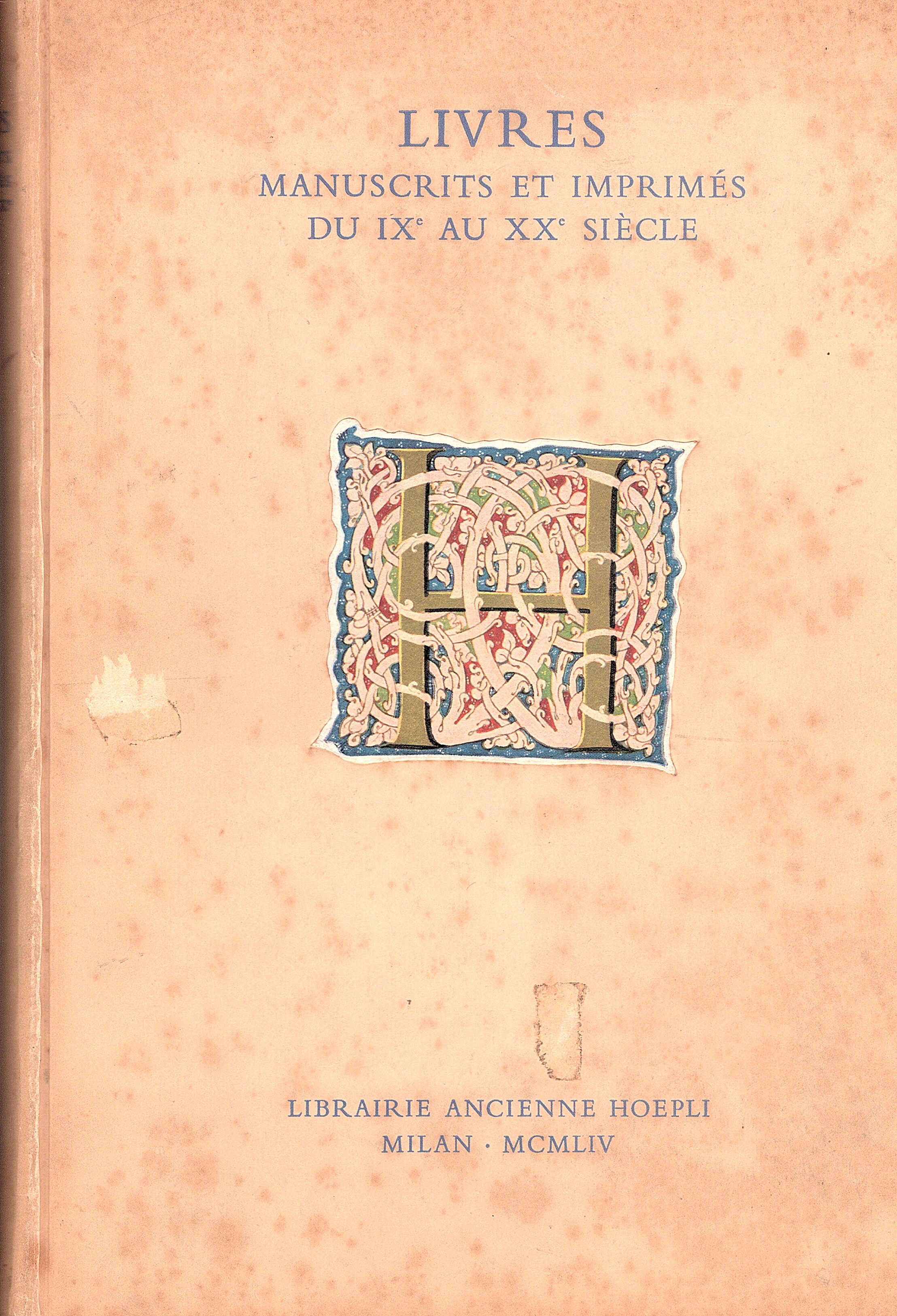 Livres anciens et modernes, manuscrits et imprimés. Dessins, reliures, carte …