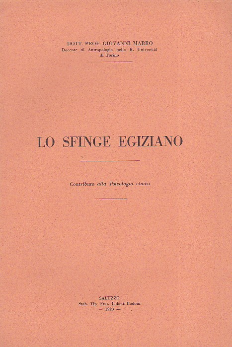 Lo sfinge egiziano