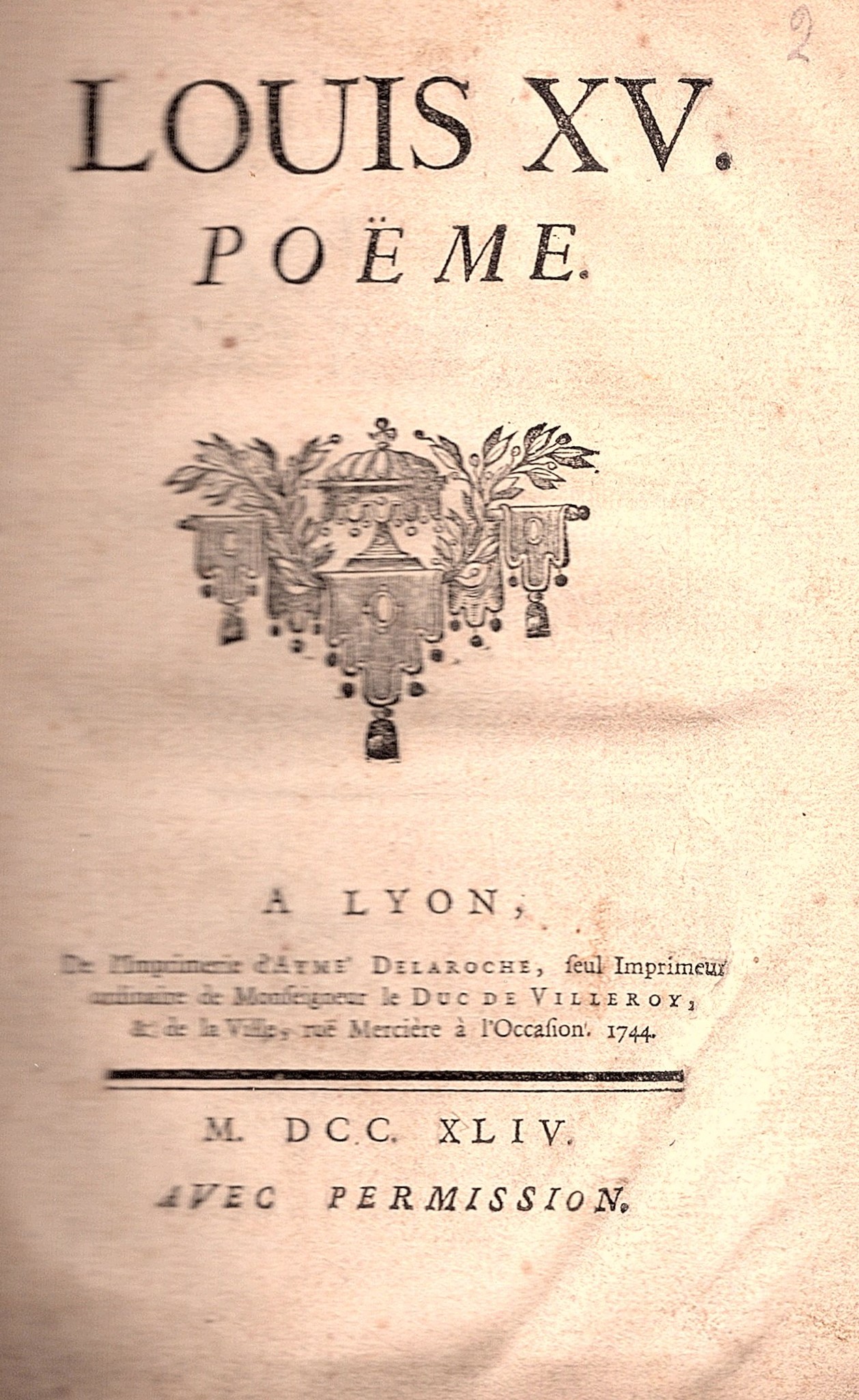Louis XV. Poëme