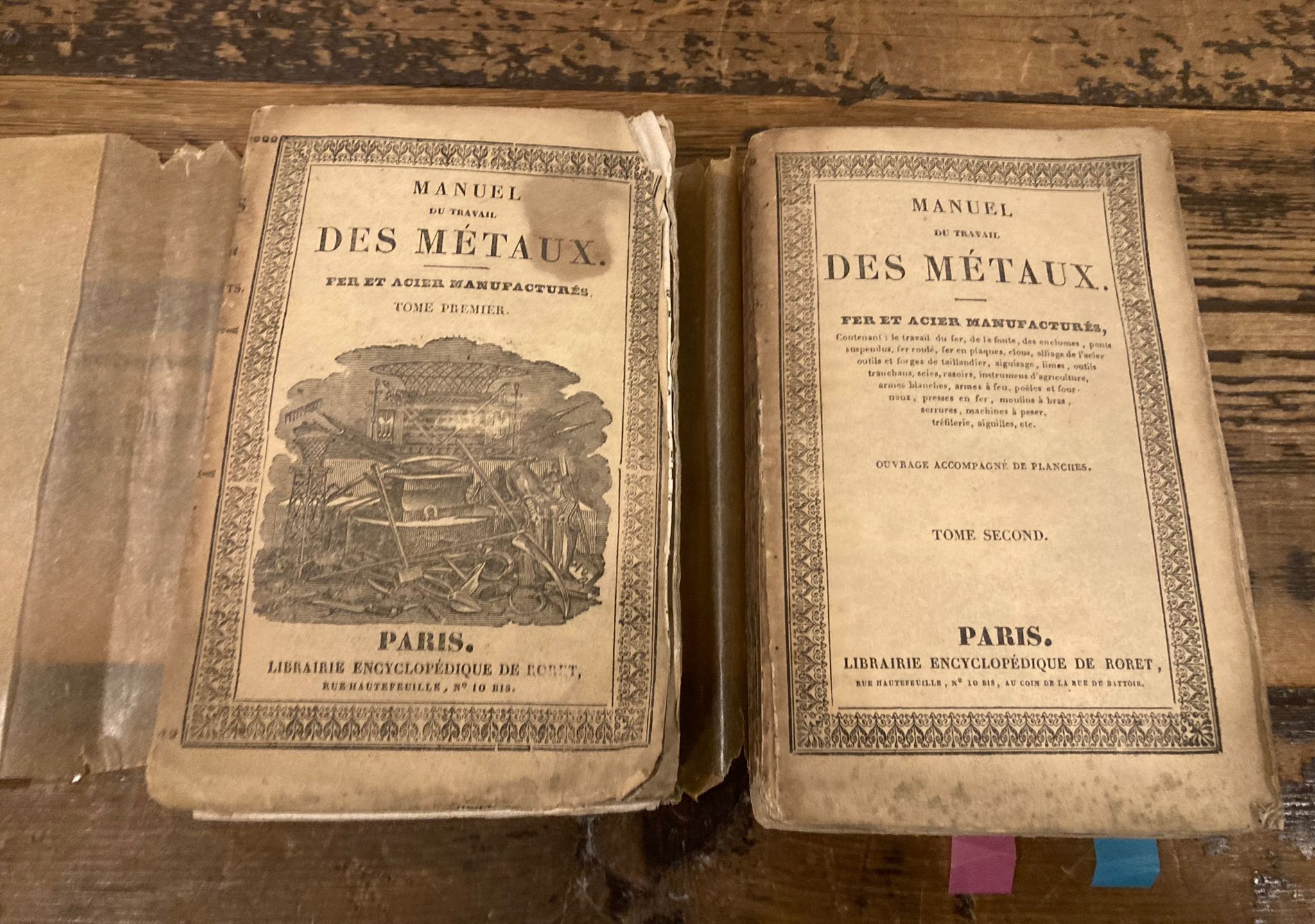 Manuel complet du travail des métaux. Fer et acier manufacturés. …