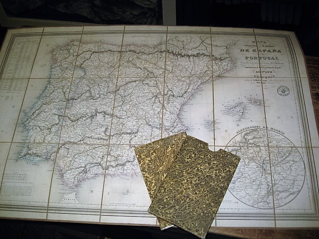 Mapa general de Camínos de España y de Portugal con …