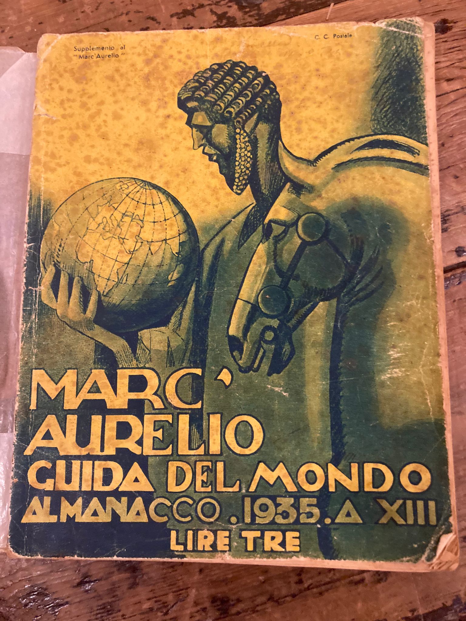 Marc' Aurelio. Guida del mondo. Almanacco 1935 Supplemento al Marc' …