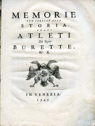 Memorie per servire alla Storia degli Atleti