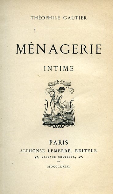 Ménagerie intime