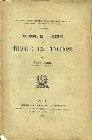 Méthodes et problèmes de théorie des fonctions