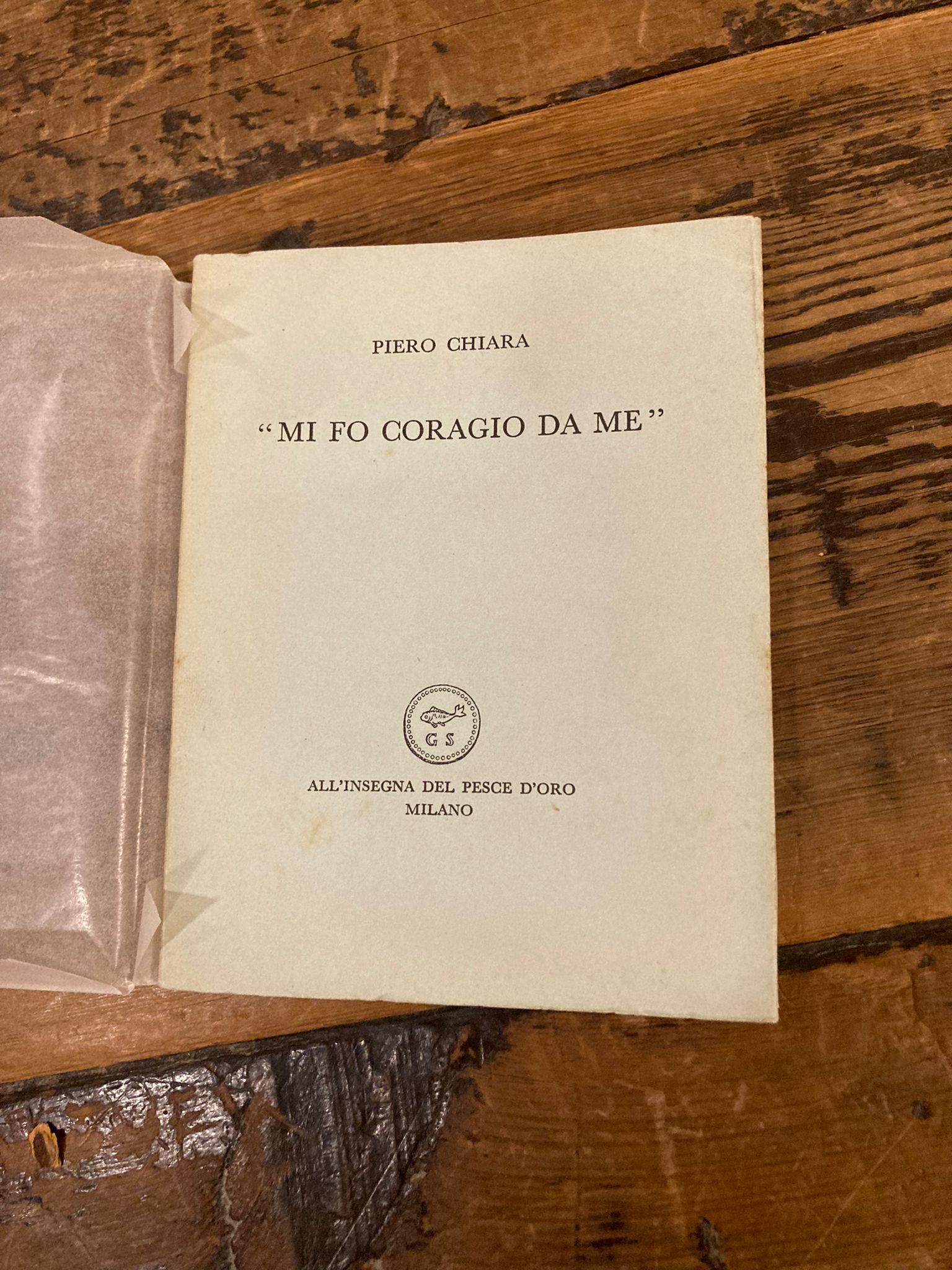 Mi fo coragio da me