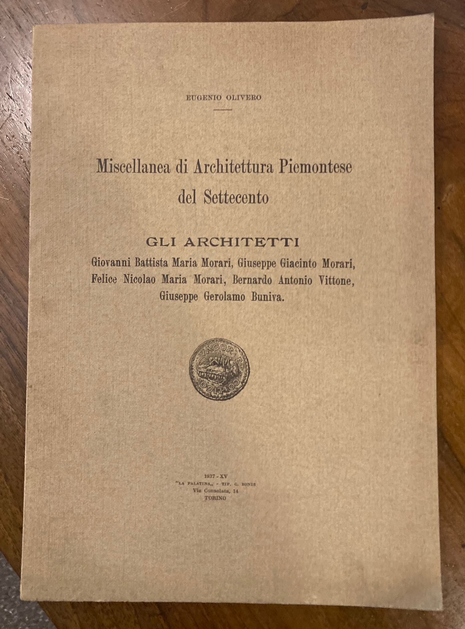 Miscellanea di architettura piemontese del Settecento