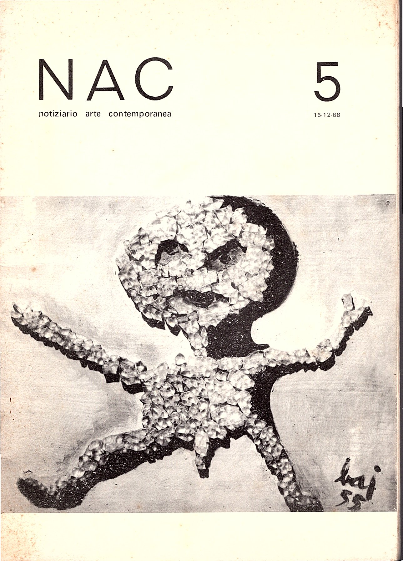 NAC - Notiziario Arte Contemporanea, 5 (15 -12 - 68)