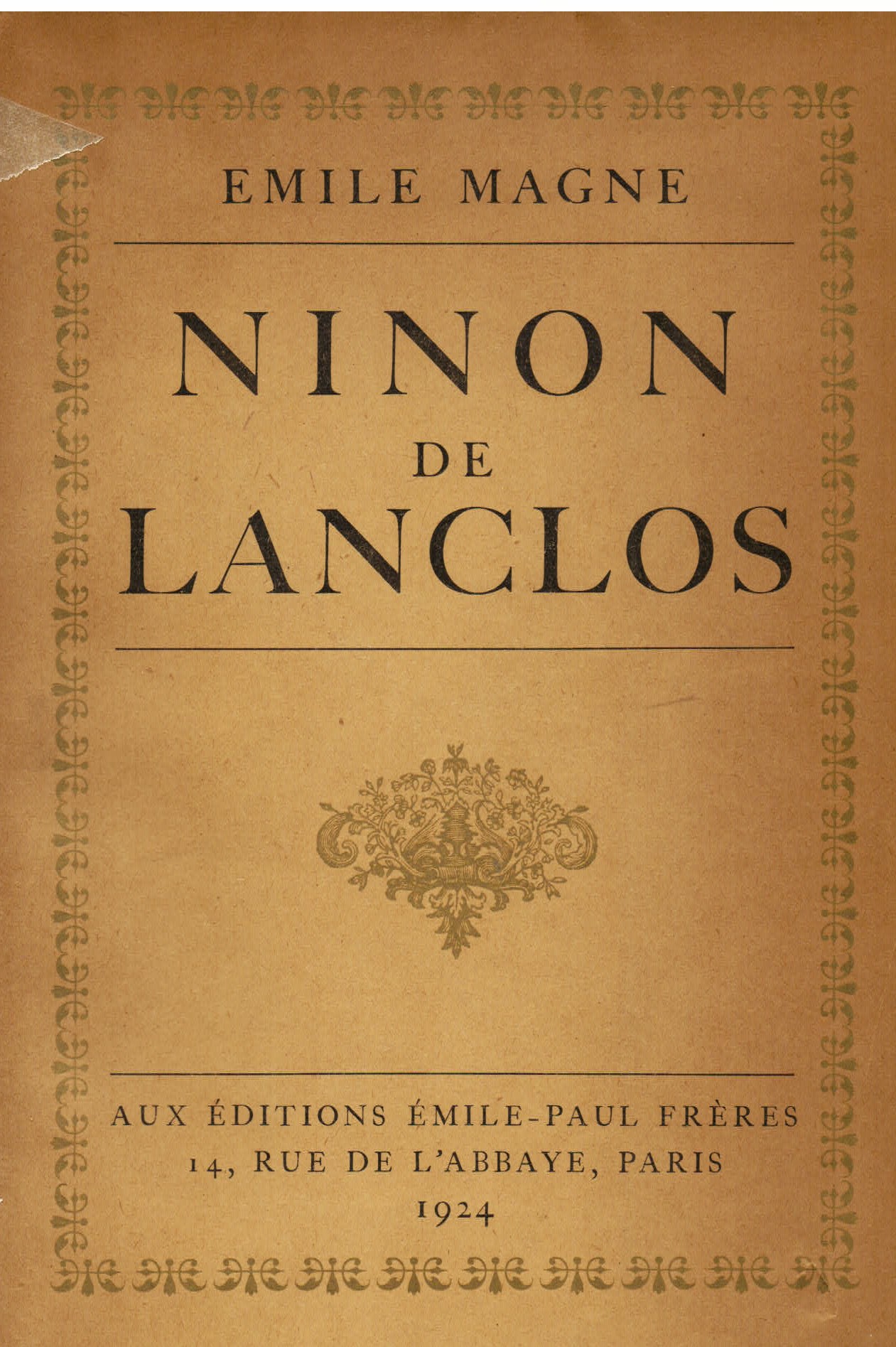 Ninon de Lanclos. Portraits et documents inédits