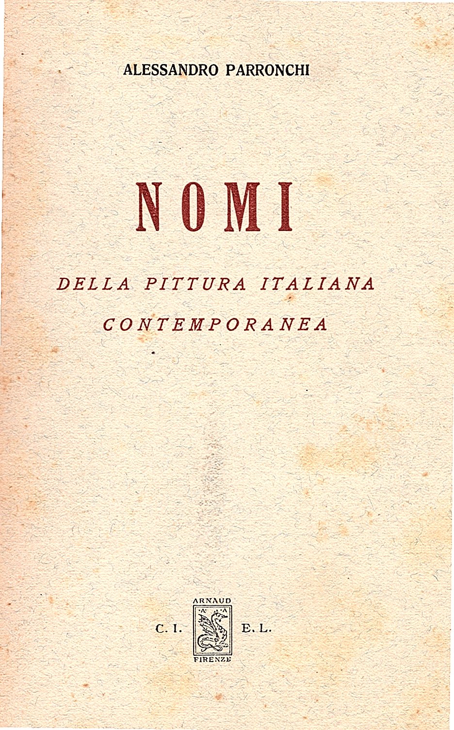 Nomi della pittura italiana contemporanea