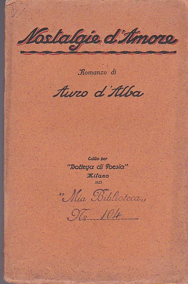Nostalgie d'Amore. Romanzo