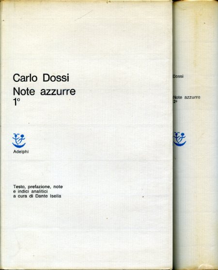 Note azzurre. Testo, prefazione, note e indici analitici a cura …