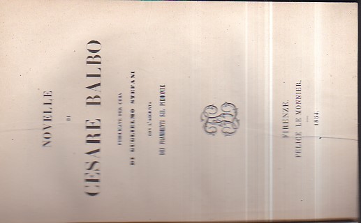 Novelle. Pubblicate per cura di Guglielmo Stefani con l' aggiunta …