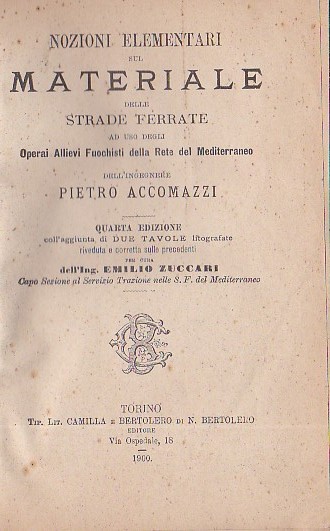 Nozioni elementari sul materiale delle strade ferrate ad uso degli …