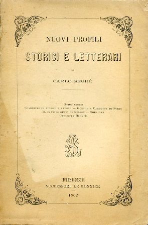 Nuovi profili storici e letterari. Guicciardini - Shakespeare autore e …