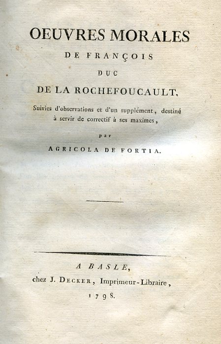 Oeuvres. Suivies d'observations et d'un supplément, destiné à servir de …