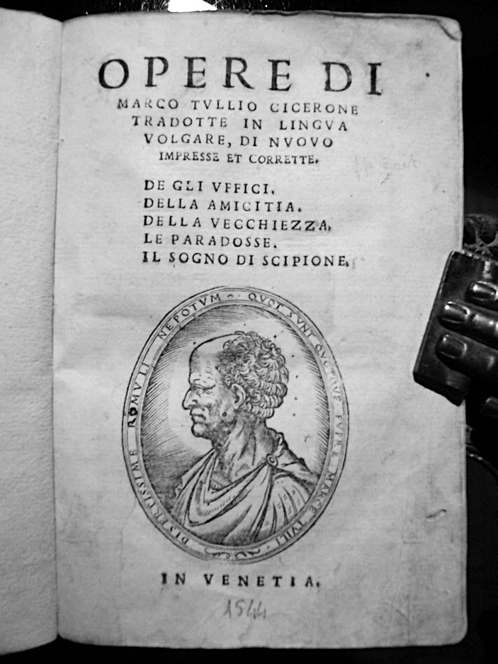 Opere di Marco Tullio Cicerone tradotte in lingua volgare, di …