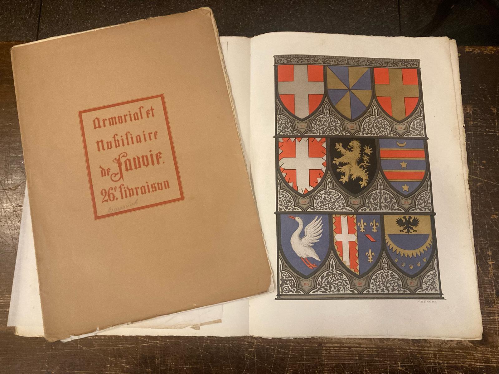 [Ordine dell' Annunziata] Armorial nobiliaire de Savoie. 26e - 27e …