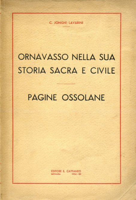 Ornavasso nella sua storia sacra e civile. Pagine ossolane