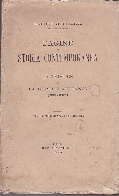 Pagine di storia contemporanea. Dal 1858 al 1892. I. Dal …