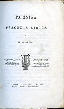 Parisina. Tragedia lirica