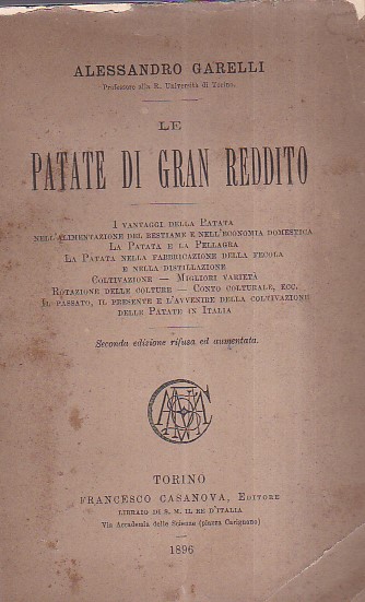 Patate di gran reddito. I vantaggi della patata nell' alimentazione …