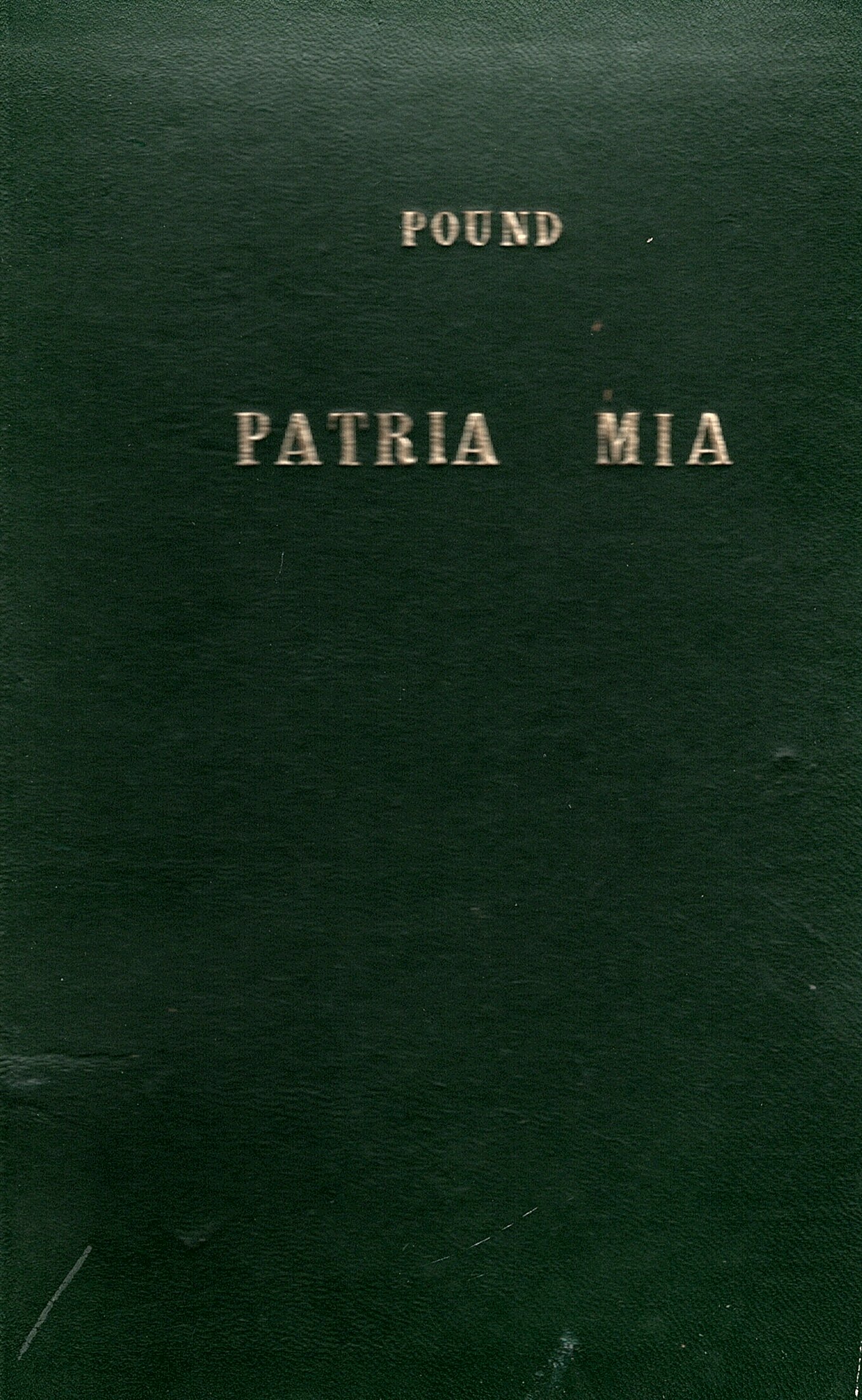 Patria mia. Discussione sulle arti, il loro uso e il …