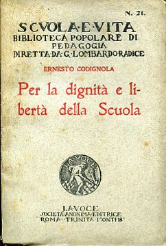 Per la dignità e libertà della Scuola