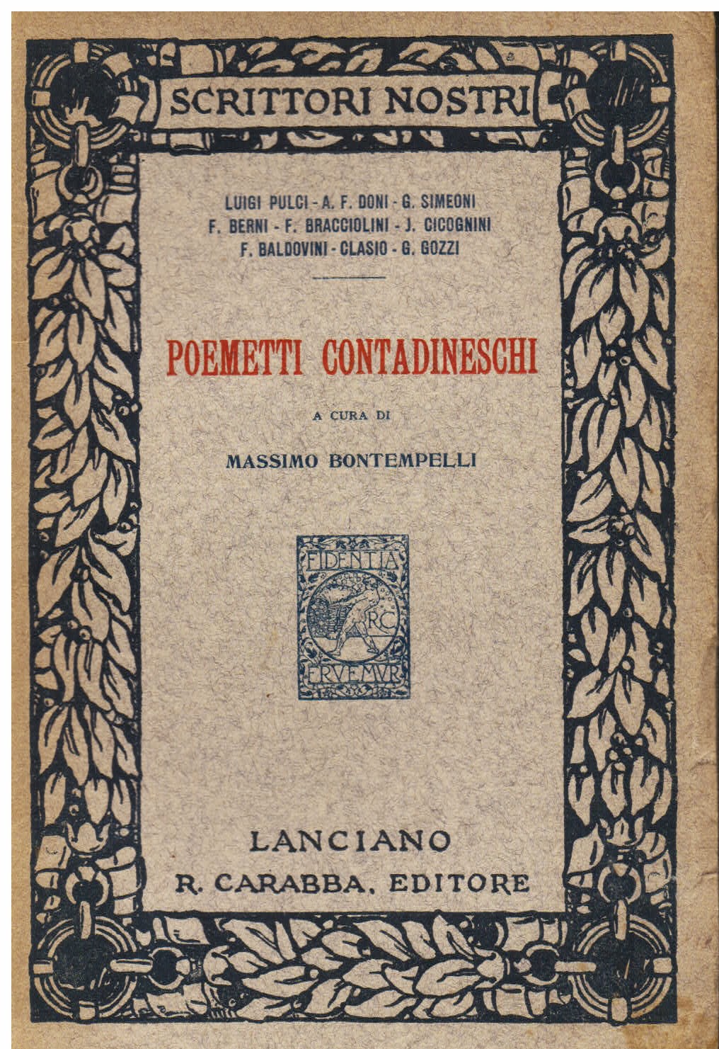 Poemetti contadineschi