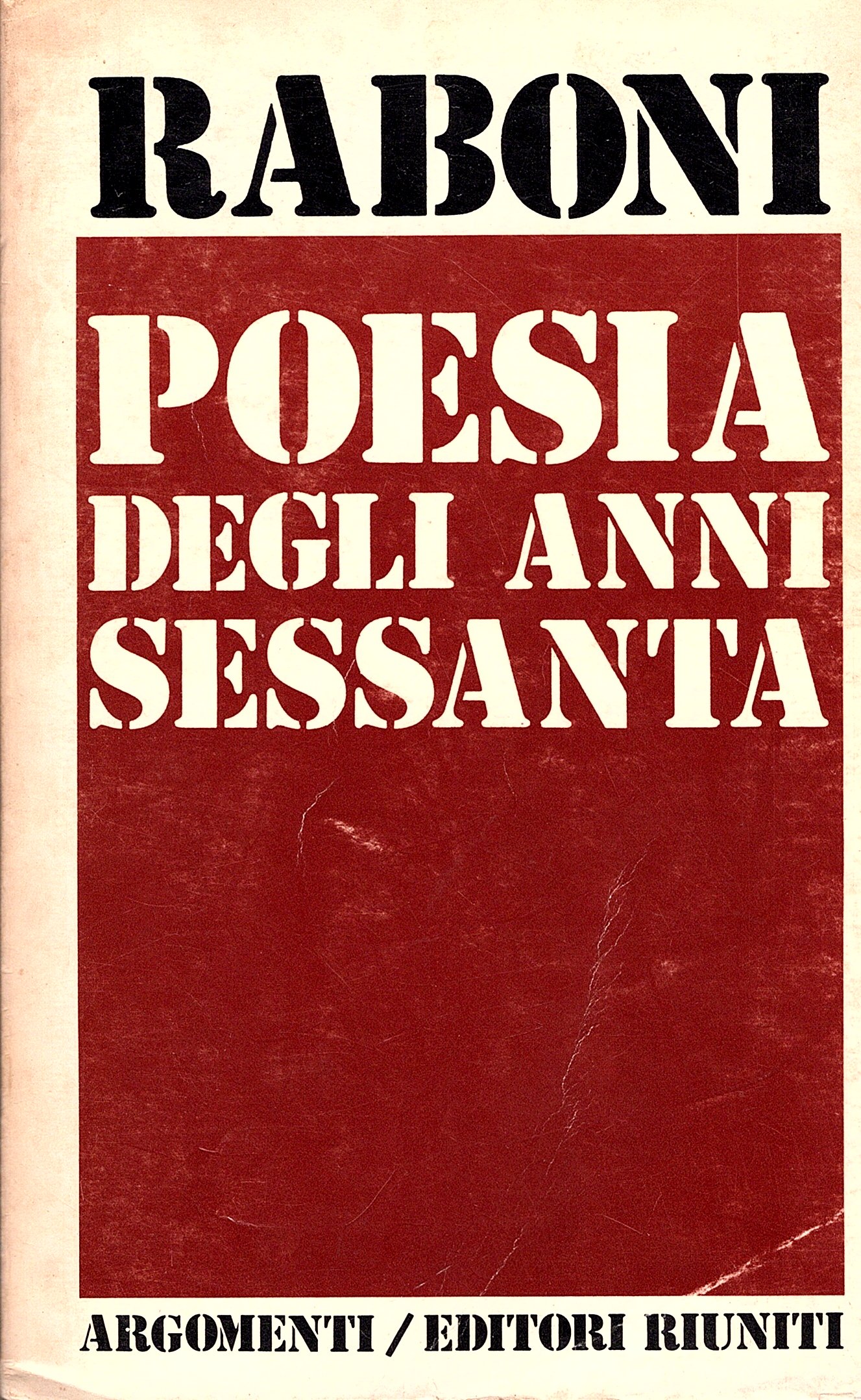 Poesia degli anni sessanta