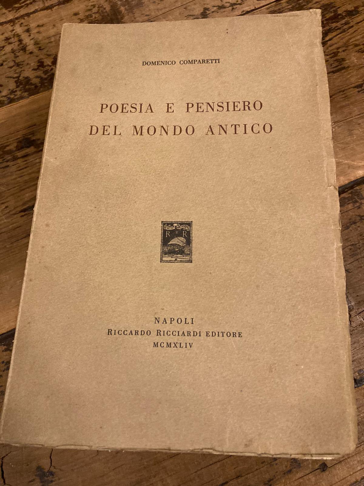 Poesia e pensiero nel mondo antico