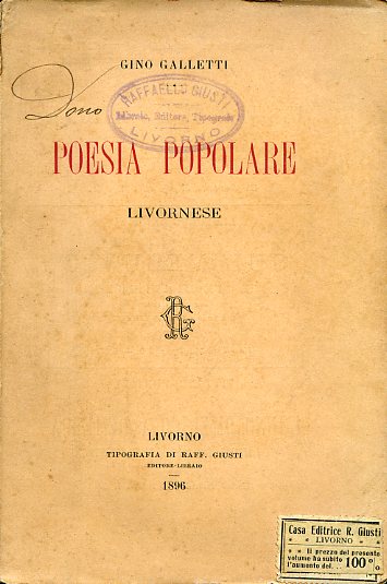 Poesia popolare livornese